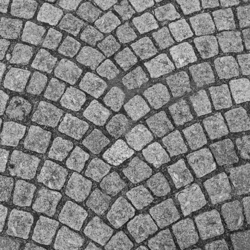 Kopfsteinpflaster Segmentbögen © A. Debus Pixabay